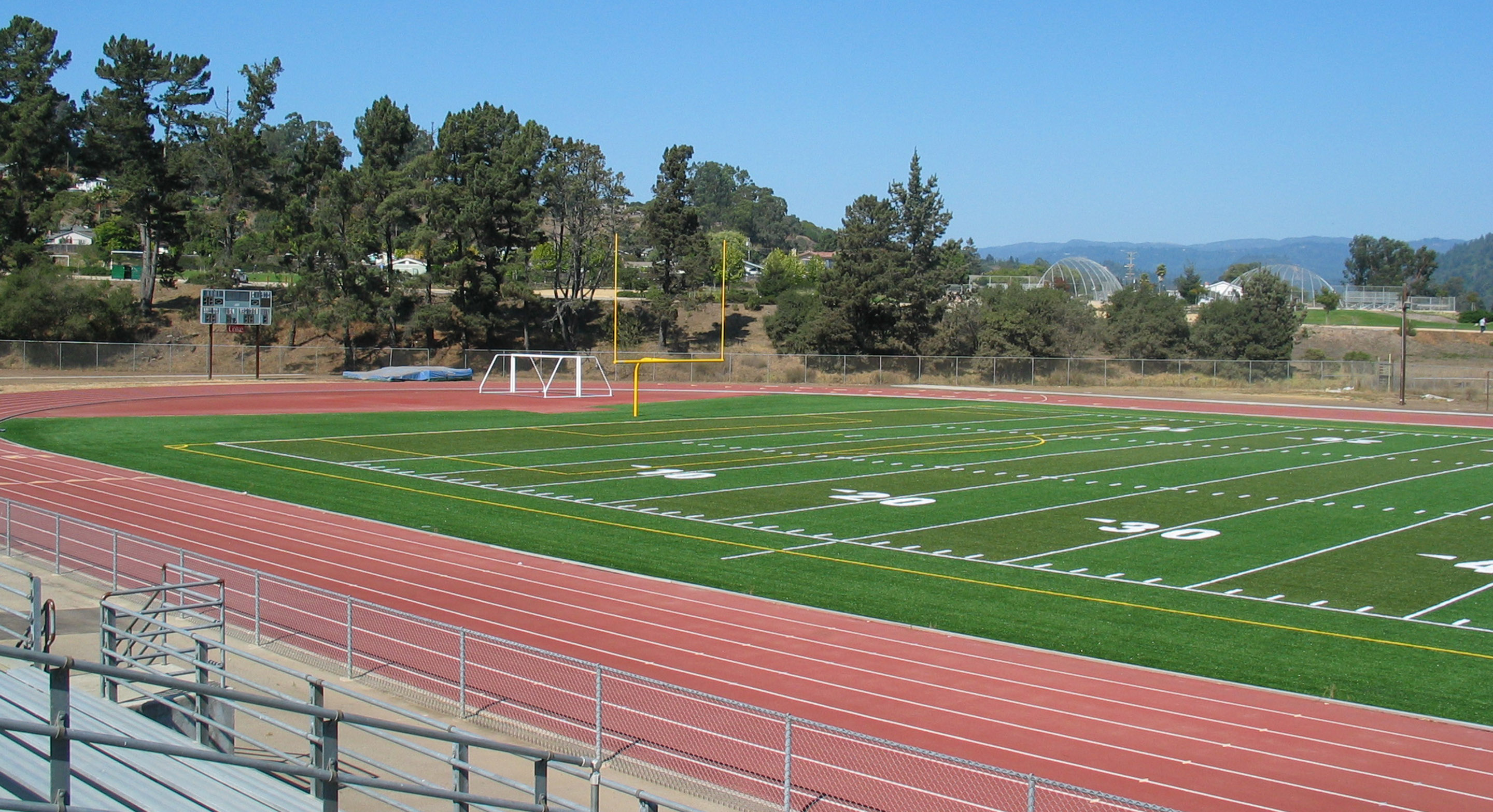 Soquel High School Football Field Landscape Design By SSA Landscape Architects